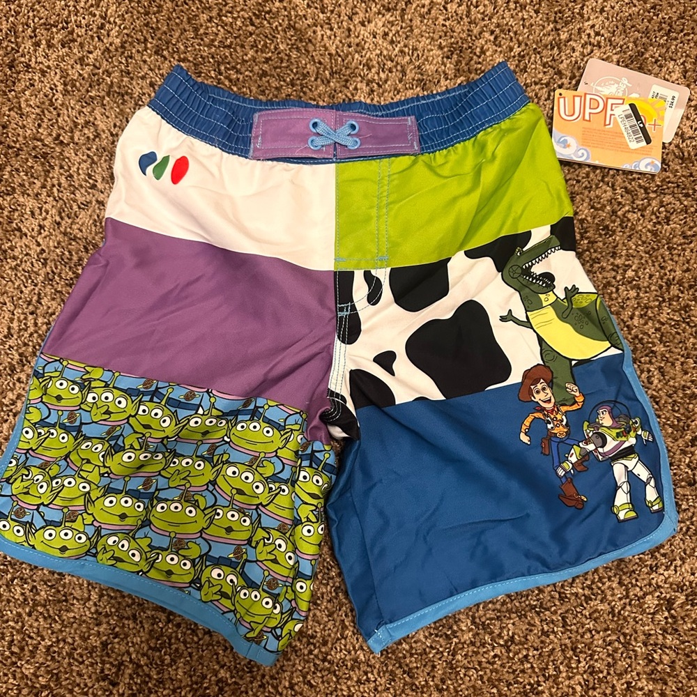 Toy Story Kids Swim Trunks